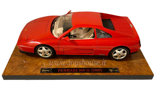 Bburago scala 1:18 articolo 3739 Exclusive Collection Ferrari 348 TB Base in Radica