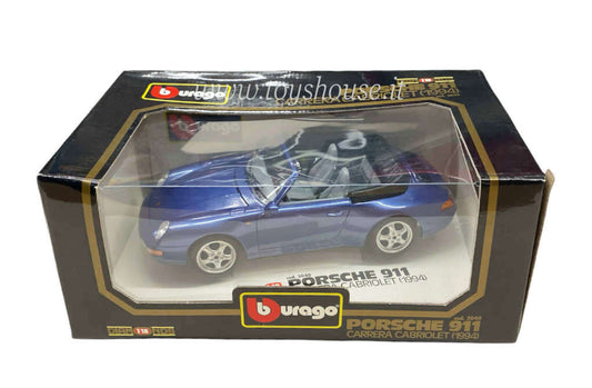 Bburago 1:18 scale item 3040 Diamonds Collection Porsche 911 Carrera Cabriolet