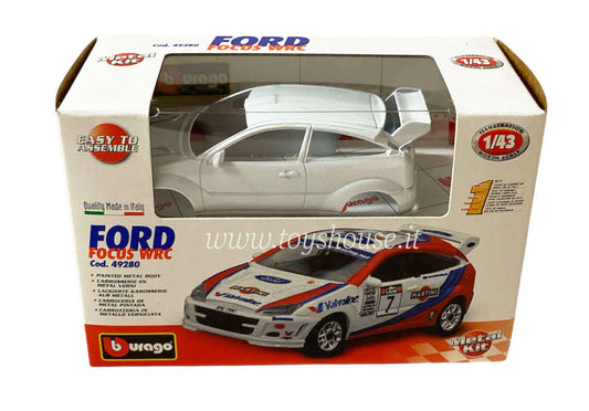 Bburago scala 1:43 articolo 49280 1:43 Kit Collection Ford Focus WRC