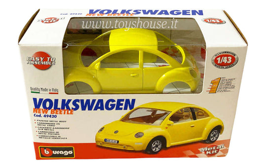 Bburago scala 1:43 articolo 49420 1:43 Kit Collection Volkswagen New Beetle