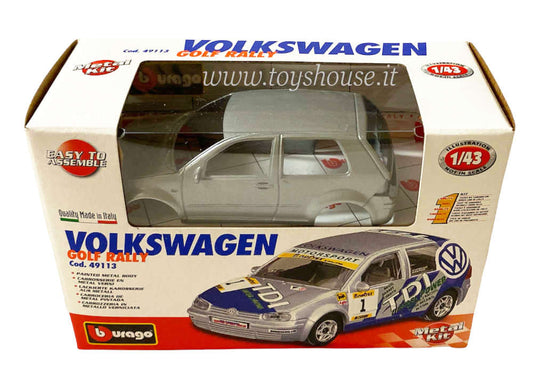 Bburago scala 1:43 articolo 49113 1:43 Kit Collection Volkswagen Golf Rally