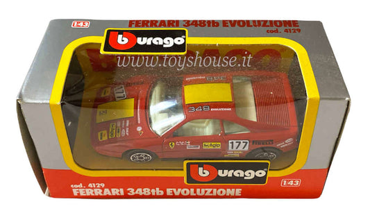 Bburago 1:43 scale item 4129 1:43 Collection Ferrari 348 tb Evolution