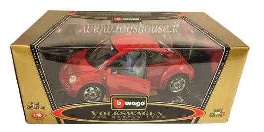 Bburago scala 1:18 articolo 3302 Gold Collection Volkswagen New Beetle