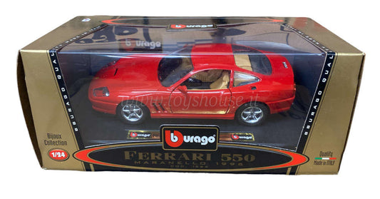 Bburago 1:24 scale item 1564 Bijoux Collection Ferrari 550 Maranello 1996