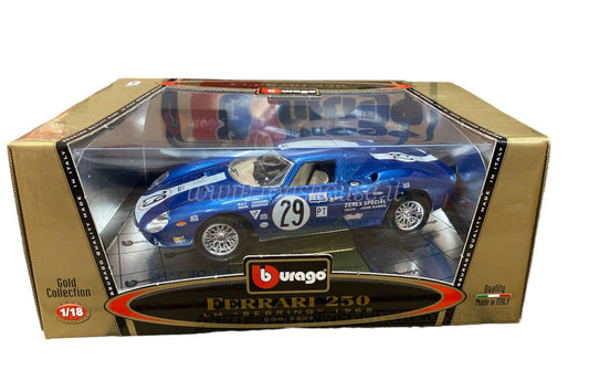 Bburago 1:18 scale item 3333 Gold Collection Ferrari 250 LM Sebring n.29 1965
