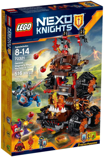 Lego Nexo Knights 70321 General Magmar's Siege Machine!