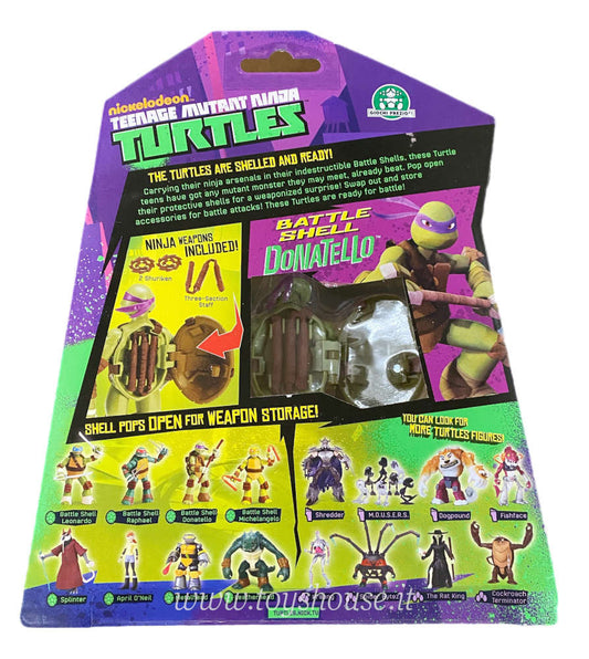 Teenage Mutant Ninja Turtles Nickelodeon Battle Shell Donatello Giochi Preziosi Action Figure