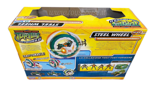 Teenage Mutant Ninja Turtles Fast Forward Steel Wheel & Michelangelo Giochi Preziosi Action Figure