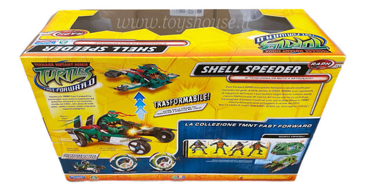 Teenage Mutant Ninja Turtles Fast Forward Shell Speeder & Raffaello Giochi Preziosi Action Figure