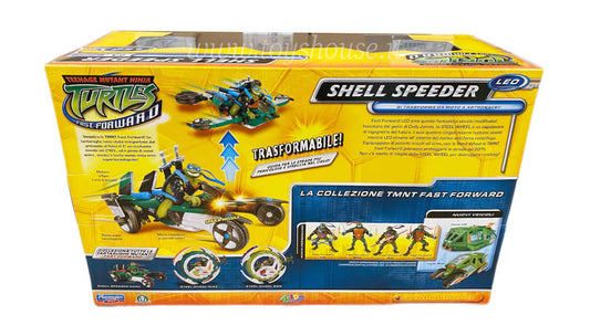Teenage Mutant Ninja Turtles Fast Forward Shell Speeder & Leonardo Giochi Preziosi Action Figure