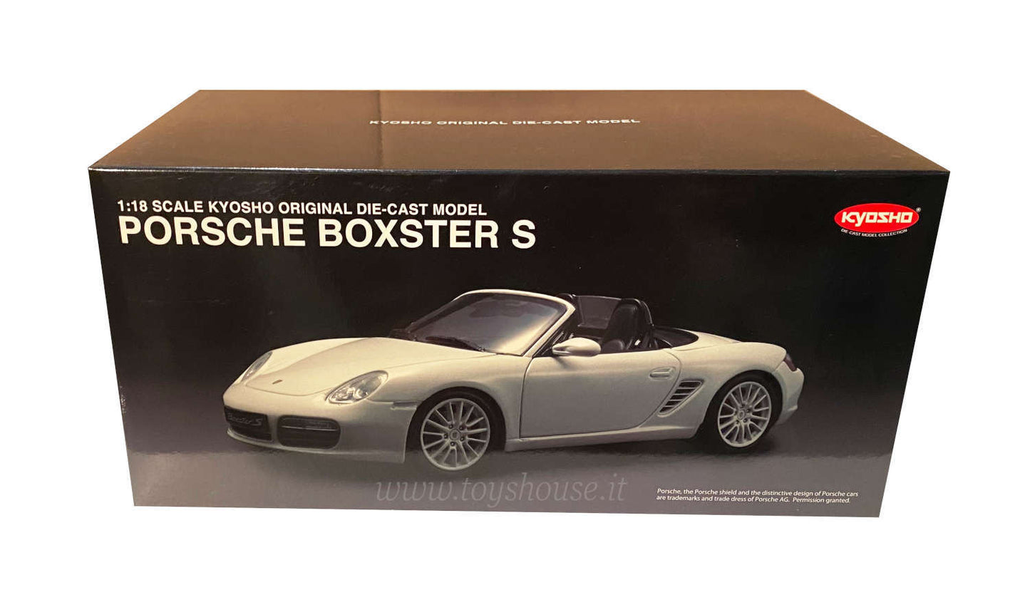 Kyosho 1:18 scale model item 08382W Porsche Boxster S Spider RS60 2009