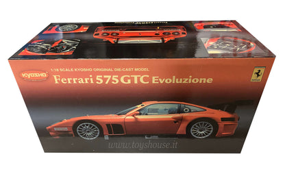 Kyosho 1:18 scale model item 08392B Ferrari 575 GTC Evoluzione 2005