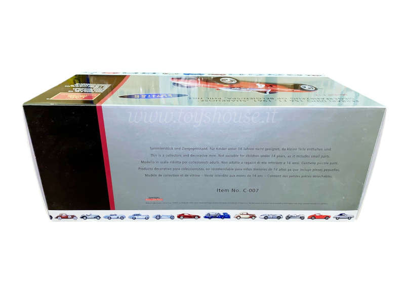 CMC scala 1:12 articolo C007 Ferrari F1 Dino 156 Sharknose Phil Hill GP SPA Belgio 1961 Edizione Limitata 500 pezzi