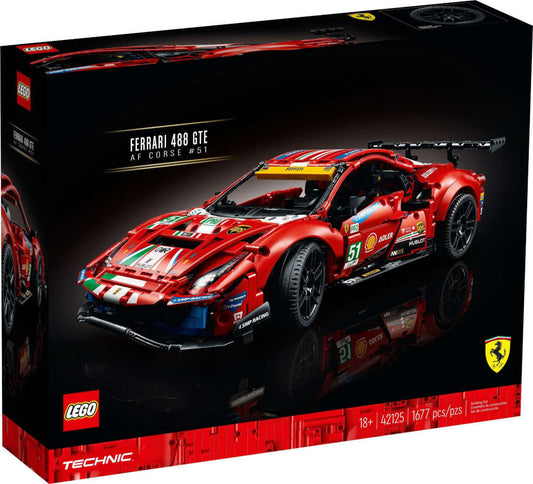 Lego Technic 42125 Ferrari 488 GTE AF Corse n.51