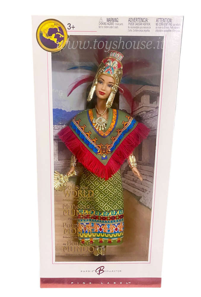 Barbie Principessa dell'Antico Messico C2203 Collezione Le Principesse del Mondo Pink Label