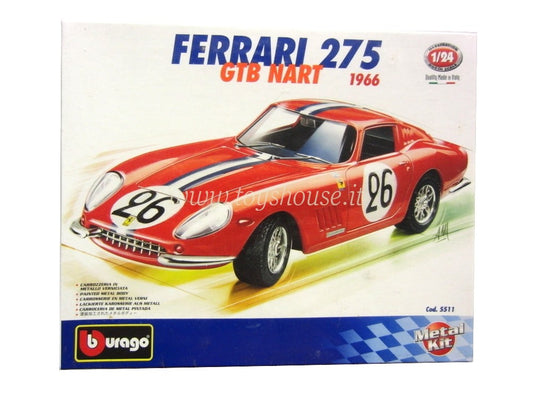 Bburago 1:24 scale item 5511 Bijoux Kit Ferrari 275 GTB Nart