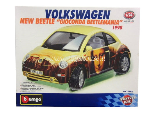 Bburago scala 1:24 articolo 55421 Bijoux Kit Volkswagen New Beetle "Gioconda Beetlemania"