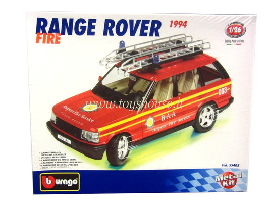 Bburago scala 1:24 articolo 55405 Bijoux Kit Range Rover Fire