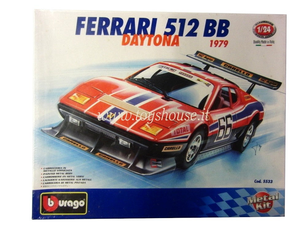 Bburago scala 1:24 articolo 5533 Bijoux Kit Ferrari 512 BB Daytona