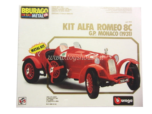 Bburago scala 1:18 articolo 7014 Kit Collection Alfa Romeo 8C 2300 GP Monaco
