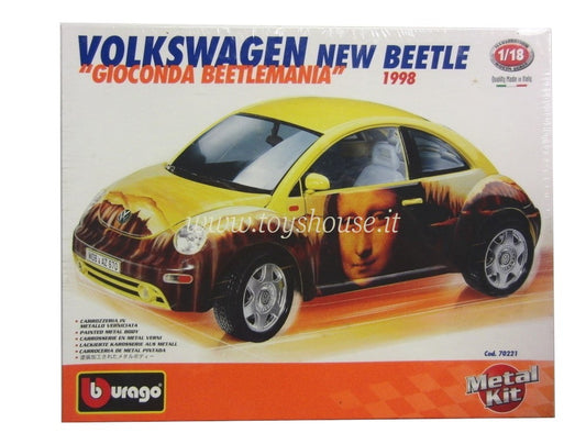Bburago scala 1:18 articolo 70221 Kit Collection Volkswagen New Beetle "Gioconda Beetlemania"
