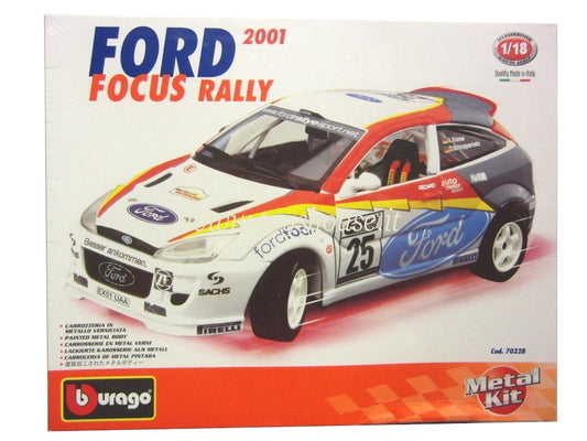 Bburago 1:18 scale item 70328 Kit Collection Ford Focus WRC