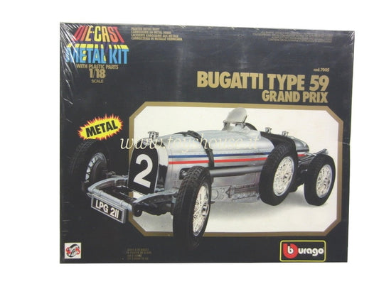 Bburago 1:18 scale item 7005 Kit Collection Bugatti Type 59 Grand Prix