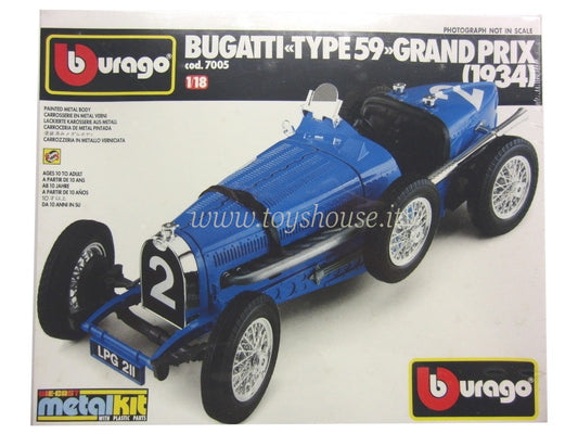 Bburago scala 1:18 articolo 7005 Kit Collection Bugatti Type 59 Grand Prix