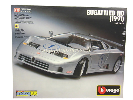 Bburago 1:18 scale item 7035 Kit Collection Bugatti EB 110