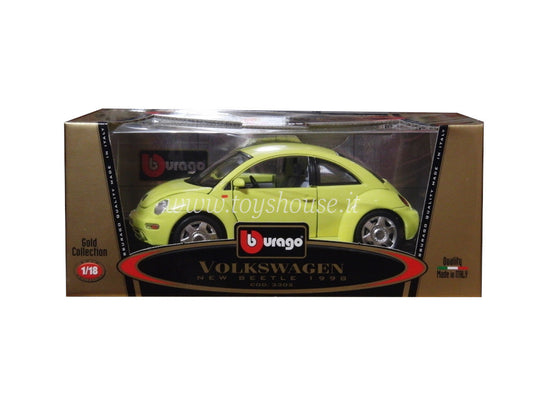 Bburago scala 1:18 articolo 3302 Gold Collection Volkswagen New Beetle