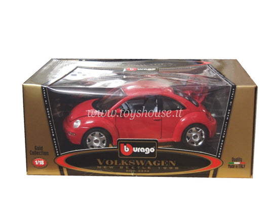 Bburago scala 1:18 articolo 3342 Gold Collection Volkswagen New Beetle