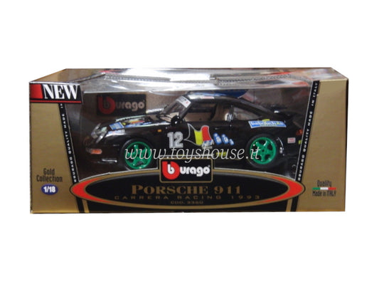 Bburago scala 1:18 articolo 3360 Gold Collection Porsche 911 Carrera Racing