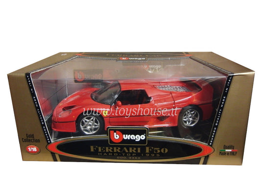Bburago scala 1:18 articolo 3362 Gold Collection Ferrari F50 Hardtop