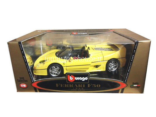 Bburago 1:18 scale item 3372 Gold Collection Ferrari F50
