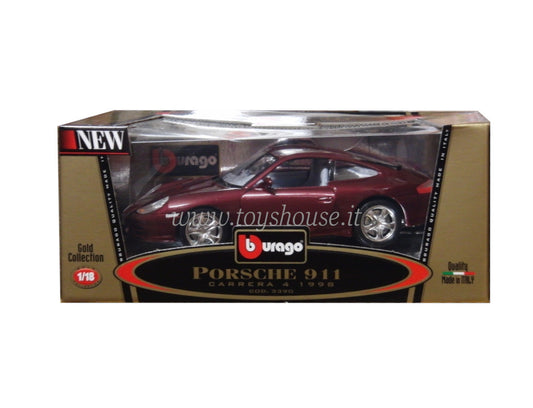 Bburago scala 1:18 articolo 3390 Gold Collection Porsche 911 Carrera 4