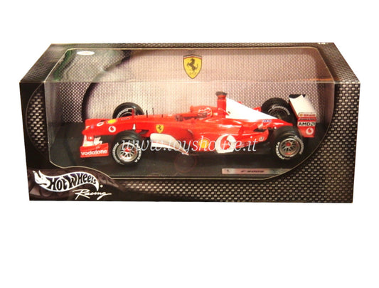 Hot Wheels scala 1:18 articolo 54626 Racing Ferrari F2002 Schumacher 2002 (No Decals)