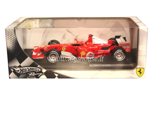 Hot Wheels scala 1:18 articolo J2980 Racing Ferrari 248 F1 Schumacher 2006 (No Decals)