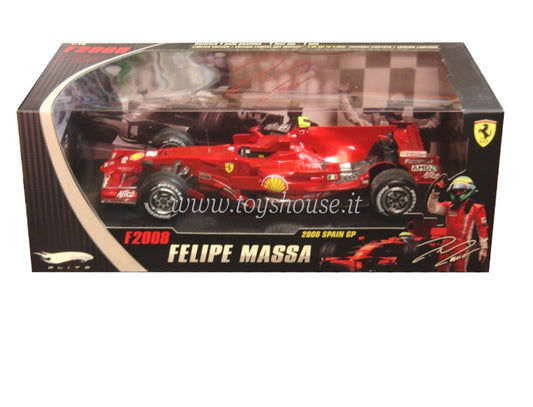 Hot Wheels 1:18 scale item P9967 Racing Ferrari F2008 Massa 2008 (Spanish GP hat-trick) Limited Edition 5000 pcs