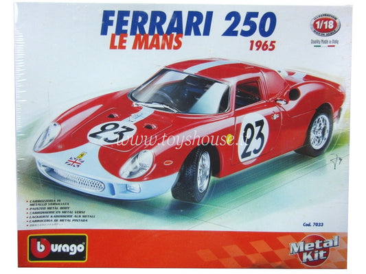 Bburago 1:18 scale item 7033 Kit Collection Ferrari 250 Le Mans