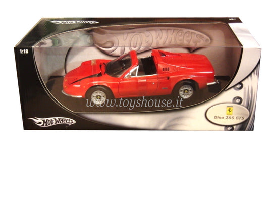 Hot Wheels 1:18 scale item 54601 Foundation Ferrari Dino 246 GTS