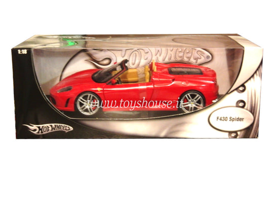 Hot Wheels 1:18 scale item G7222 Foundation Ferrari F430 Spider