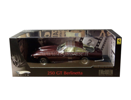 Hot Wheels scala 1:18 articolo P9912 Elite Ferrari 250 GT Berlinetta Lusso Mc Queen Ed.Lim. 5000 pz